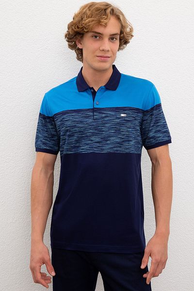 U.S. Polo Assn. Μπλε ανδρικό μπλουζάκι