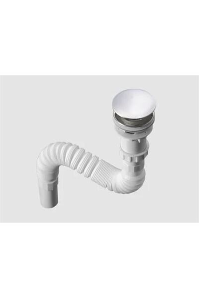 DIGERUI Sifon Körüklü Krom Tapalı
