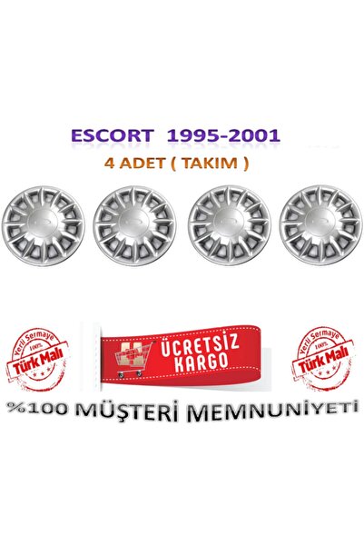 OEM Escort Jant Kapağı Takım 4 Adet 14 Inch 1991-2001