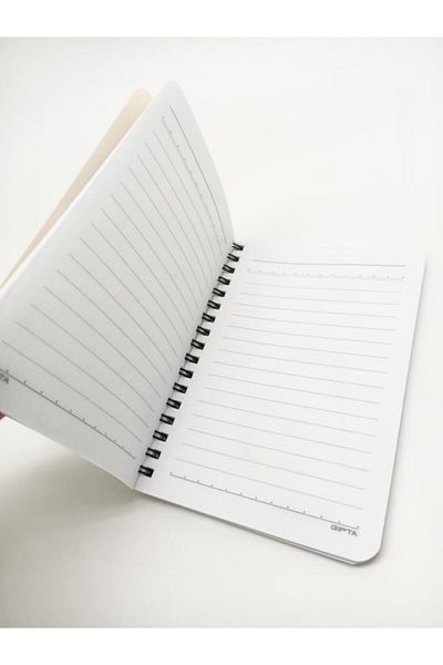 Gıpta 100 Sheets A6 Prisma Spiral Cardboard Cover Striped Memo Pad 1654