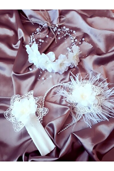 Şeker Tadında Tasarımlar Bela Vallflover 3-Komad Kruna set