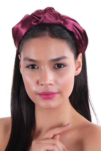 hahai accessories Coroană din satin curgător cu bandă largă Hahai pentru femei