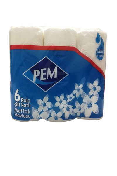 PEM Roll Paper Towel Set of 6