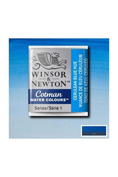 Winsor Newton Cotman Tablet Sulu Boya No:139 Cerulean Blue Hue