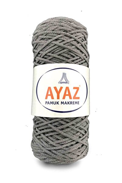 Ayaz Pamuk Makreme 1130 Gri | Makrome |macrame