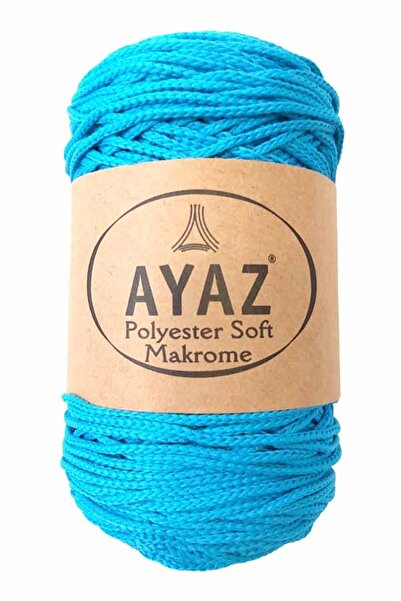 Ayaz Polyester Soft Macrame Thread 1235 Turquoise