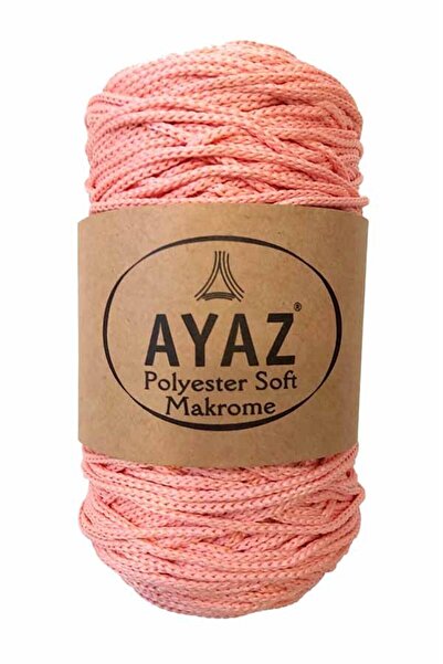 Ayaz Polyester Soft Macrame Thread 2292 Salmon