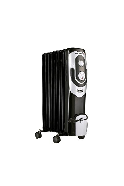 AWOX Yağlı Radyatör Dilimfit Plus 8 Siyah