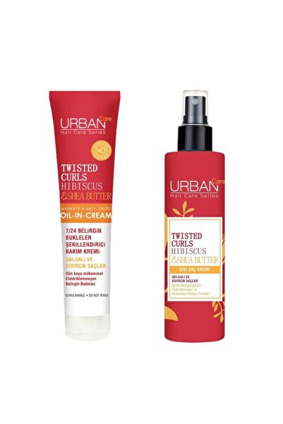 Urban Care Urban Hibiscus Ve Shea Yağı Bukle Belirginleştirici Saç Bakım Seti
