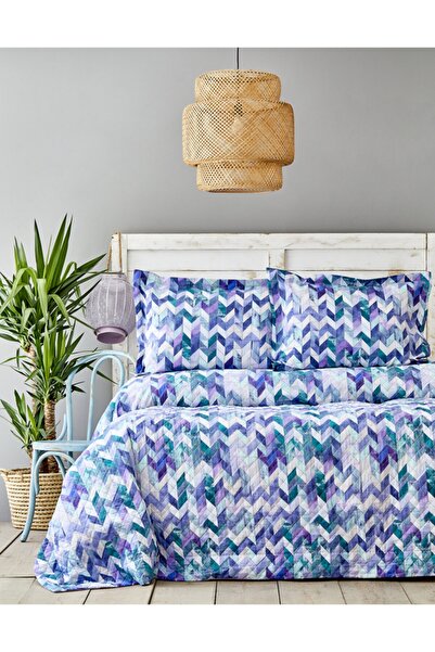 Karaca Home Melange Mavi Çift Kişilik Complete Takım