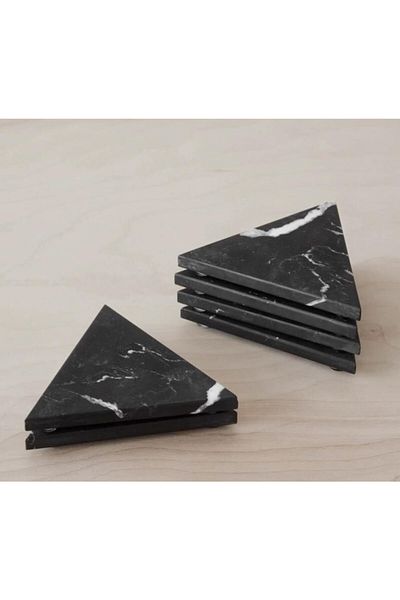 HERA CONCEPT Betelgeuse 6-Piece Marble Coasters