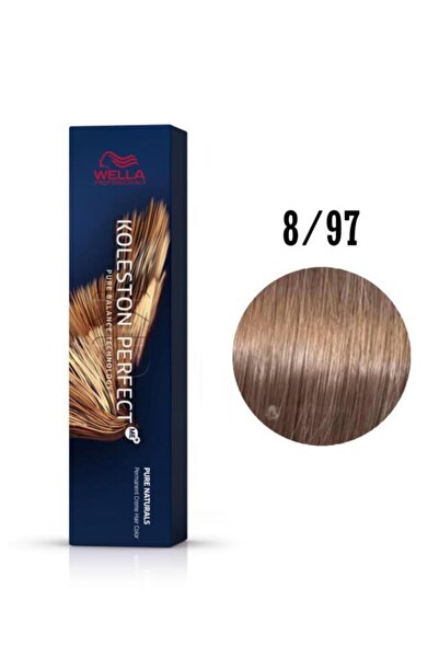 Wella Koleston Perfect Me + Süper 8/97 Açık Sarı Sandre Kahve Kalıcı Saç Boya...