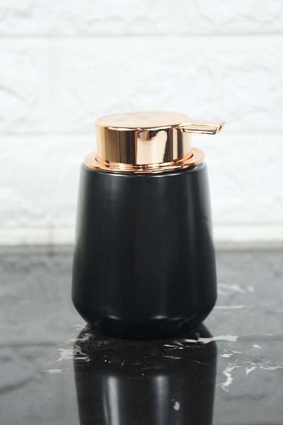 SepetçiBaba Pietro Porcelain Liquid Soap Dispenser Black