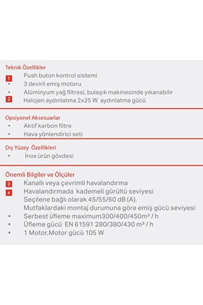 Termikel Ankastre Davlumbaz Kochia Inox Xx60