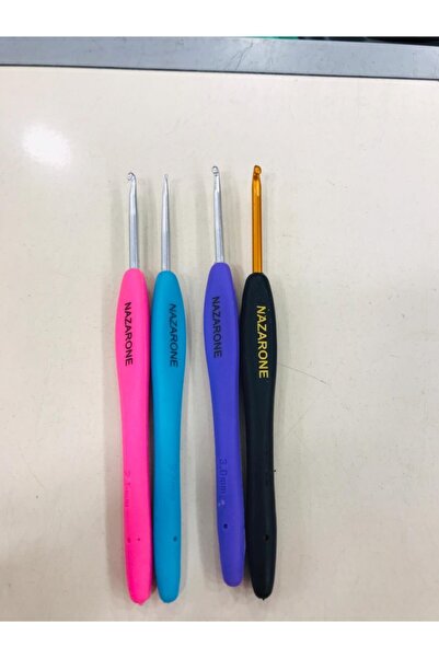 Nazarone Slikonlu Amigurimi Tığı Seti 2.0 2.5 3.0 3.5