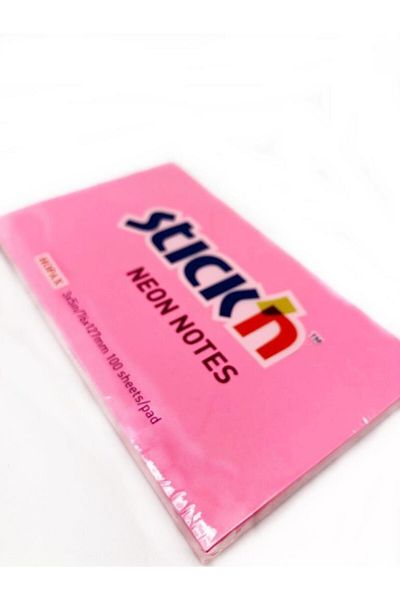 Gıpta Stick'n Neon Note Paper 76x127mm Pink