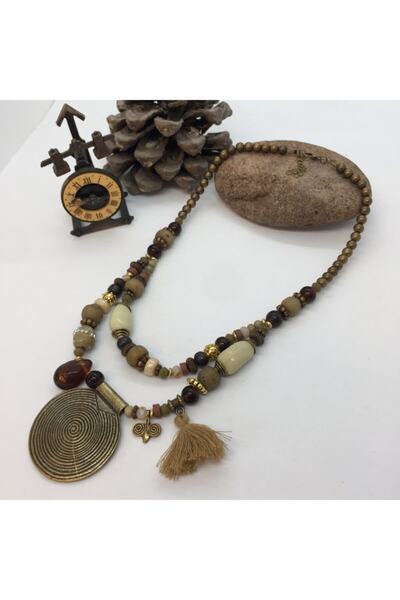 Porsuk Alternatif El Yapımı Kolye