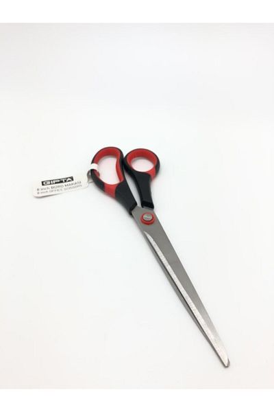 Gıpta 8 Inch F1610 Model Red Office Scissors