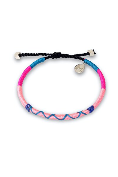 MerryBrand Halhal Flamenco El Yapımı Bohem Renkli İp Örgü Ayarlanabilir Asansör Kapama