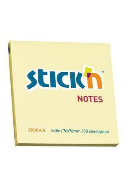 Gıpta Stickn 76x76 Pastel Yellow 100 Sheets