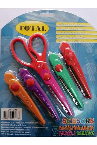 TOTAL Replaceable 5 Different Scissors