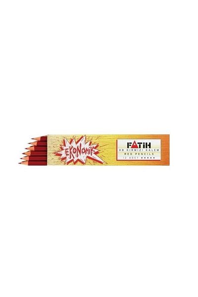 Fatih Οικονομικό κόκκινο στυλό 12 τεμαχίων
