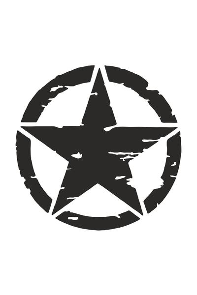 Sticker Fabrikası Askeri Yıldız Motosiklet Off Road Offroad U.s Army Sticker ...