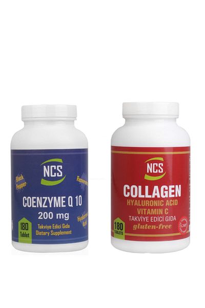 NCS Collagen 1000 Mg 180 Tablet Coenzyme Q-10 200 Mg 180 Tablet