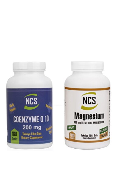 NCS Magnezyum Malat Glisinat 180 Tablet Coenzyme Q-10 200 Mg 180 Tab