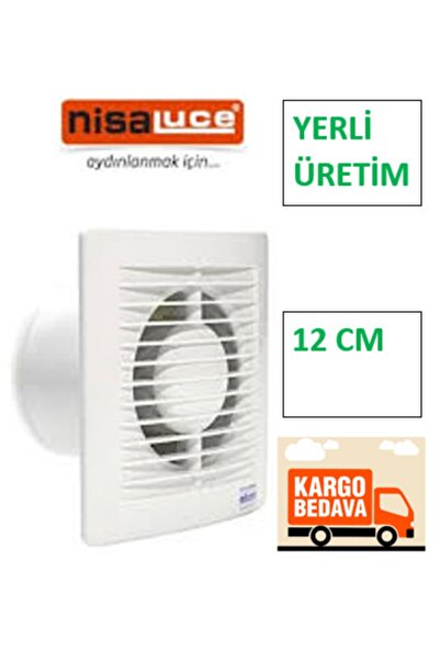 Nisa Banyo, Tuvalet, Mutfak Aspiratör Fan (220 Volt, Yerli Üretim)