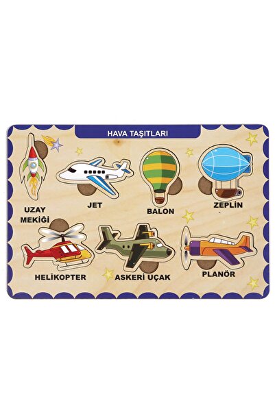 MAKETÇİNİZ Hava Taşıtları Ahşap Bul - Tak Puzzle
