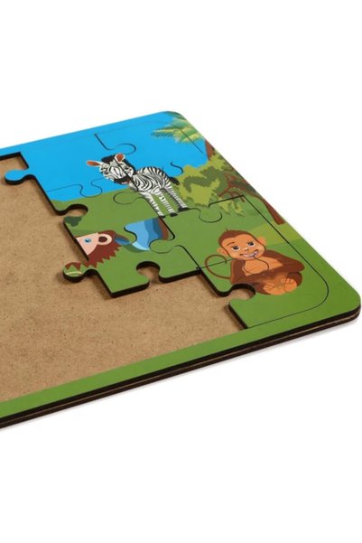 MAKETÇİNİZ Safari 24 Piece Wooden Puzzle