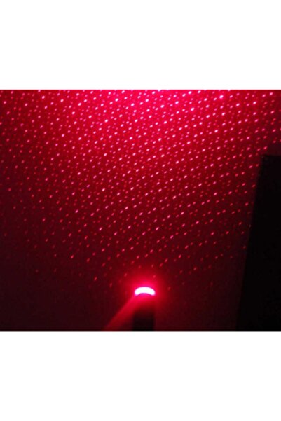 LeonPart Usb Lazer Projektör Disco Işık Mini Led Yıldız Etkisi 4mod Özelliği