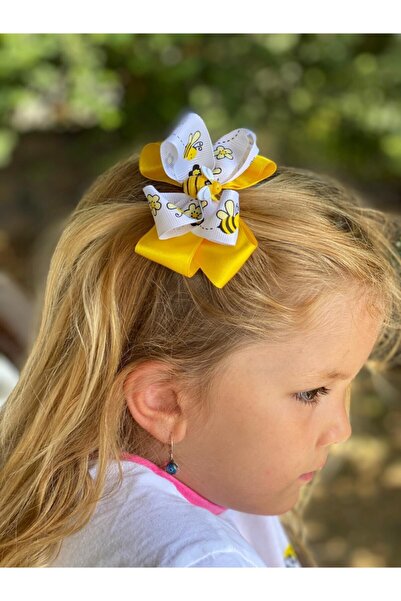 QUEEN AKSESUAR Set de catarame cu cleme duble galbene