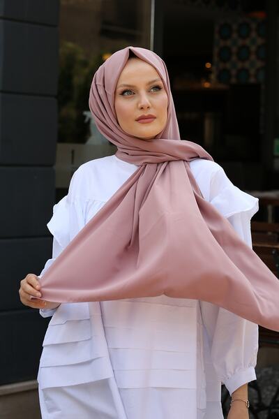 Stella Medina Silk Shawl Light Powder