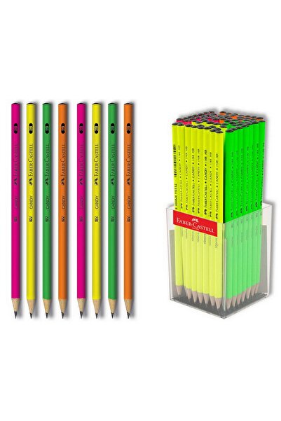 Faber Castell قلم رصاص دائري فابر كاندي 2 بي 72 عبوة (5244116802)F5244116802ص72