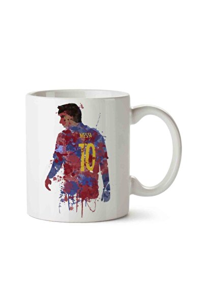 MET DESİGN كوب بورسلين من ميسي برشلونة