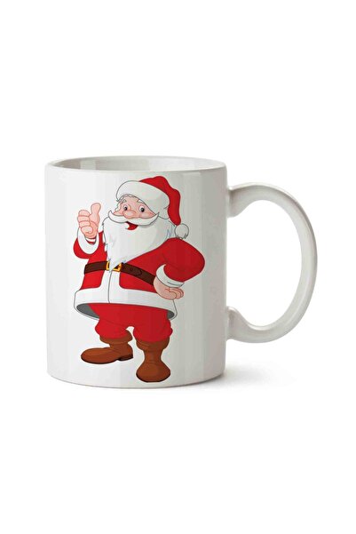 Genel Markalar Noel Baba Yıl Başı Porselen Kupa Bardak