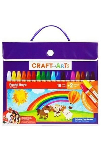 Craft and Arts Pastel Paint 18+2 Colors