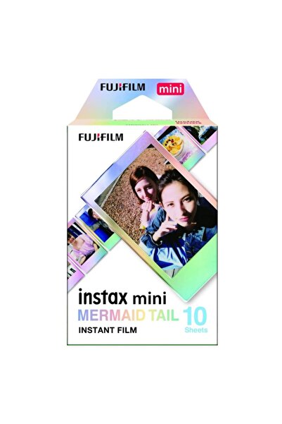 Fujifilm مجموعة أفلام خاصة مكونة من 10 قطع من Instax Mini Mermaid Tail