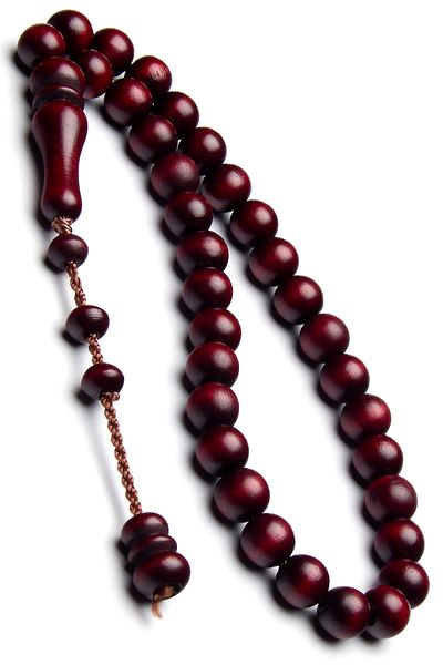 OTTOTESBİH الكرز المعطر - مسبحة من خشب البقس المقطوعة بعجلات