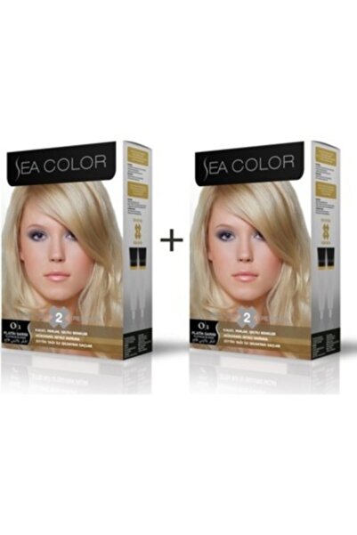 Sea Color Platin Sarısı Boya Seti 2'li