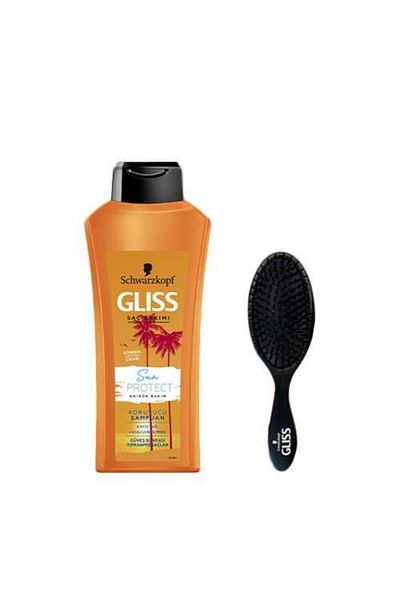 Gliss 525 ml Protective Comb and Sun Protect Shampoo