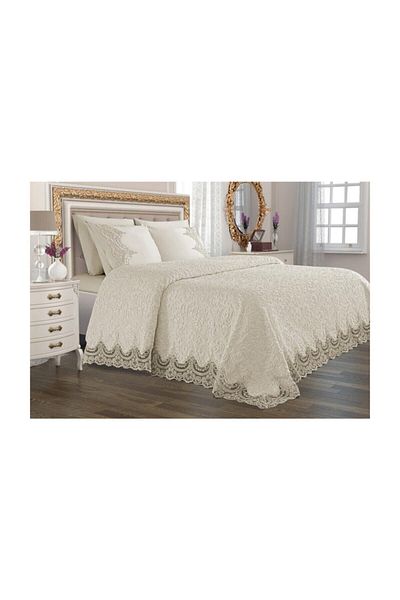 Armes Home French Laced 6 Piece Bridal Blanket