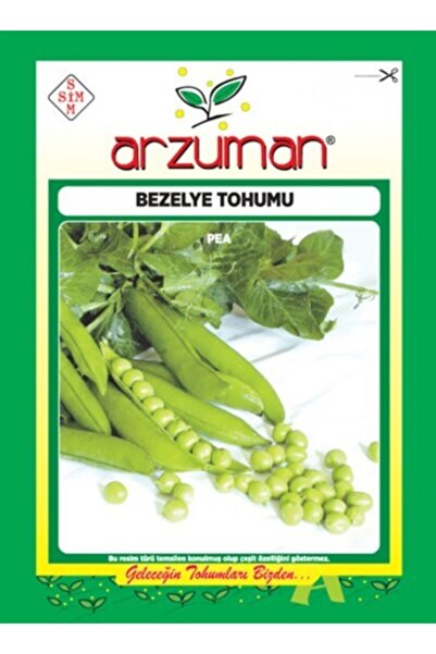 Arzuman Tohum Arzuman Sebze Utrillo Bezelye Tohumu 50 Gram