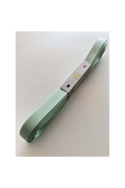 Hobigram Water Green Grosgrain Ribbon 1 Cm 10 Mt – Διακοσμητική κορδέλα, Κομψό Σχέδιο, Γυναικείο Αξεσουάρ – Διακοσμητικό Σ