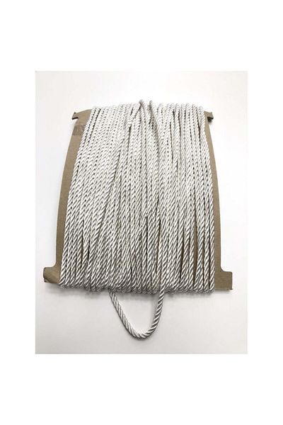 Hobigram White Cord Rope 3 Mm 1 Mt-khc-1070 – Ειδικό σχέδιο, αξεσουάρ, ποιοτική παραγωγή, εντυπωσιακό στυλ – Deko