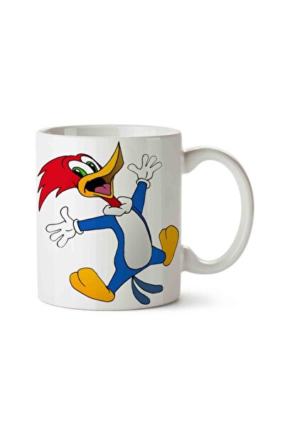 MET DESİGN كوب نقار الخشب وودي 2 بورسلين