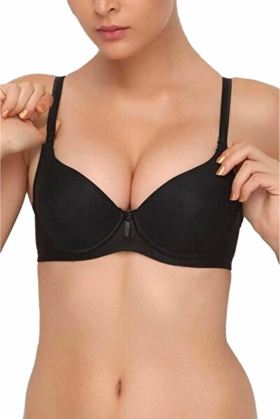 Yeni İnci Sutien negru pentru femei, fără susținere, 6809