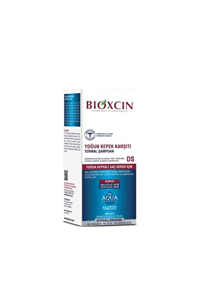 Bioxcin Aqua Thermal 200ml Ds Hair Care Shampoo - Intensive Anti-Dandruff